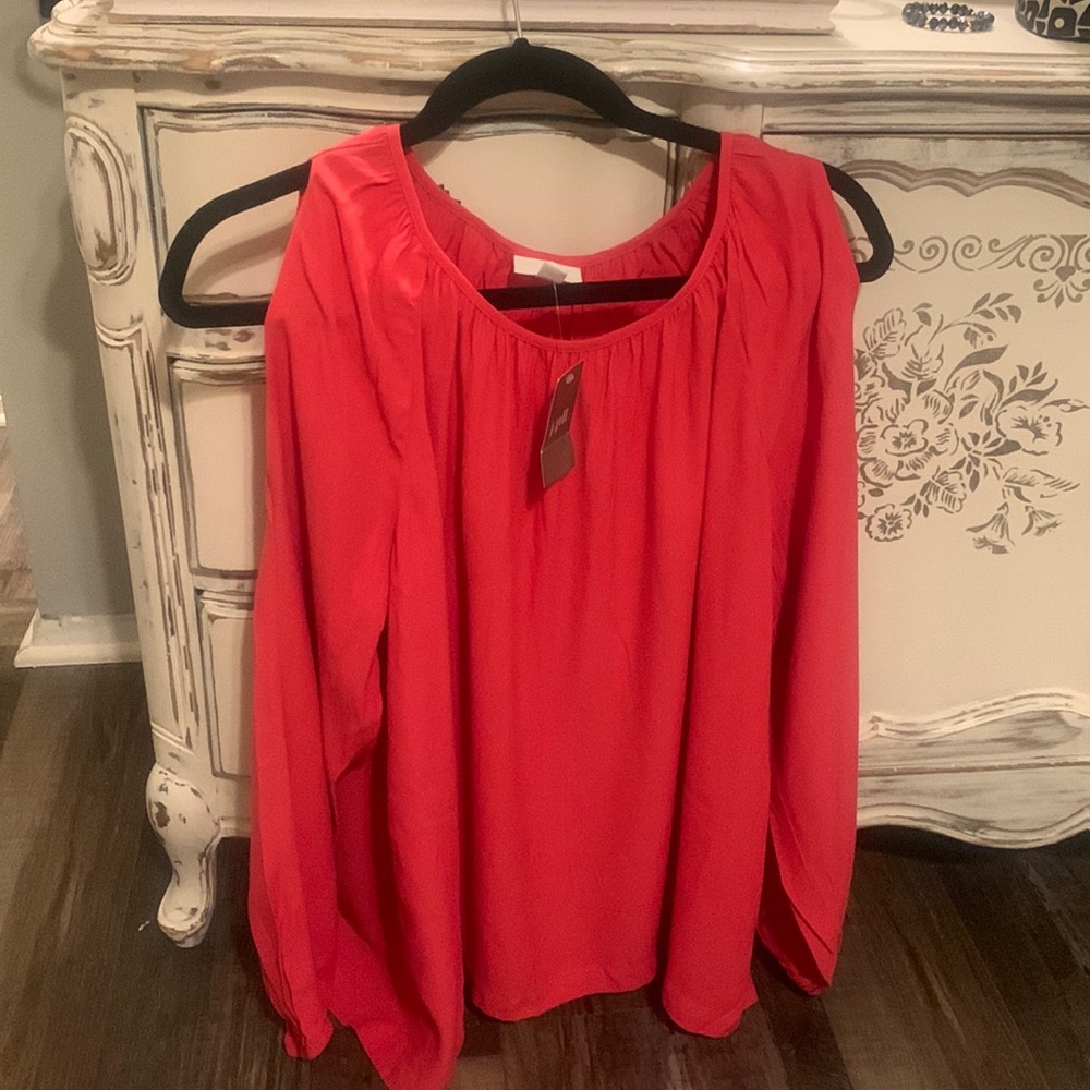 J Jill cold shoulder top NWT